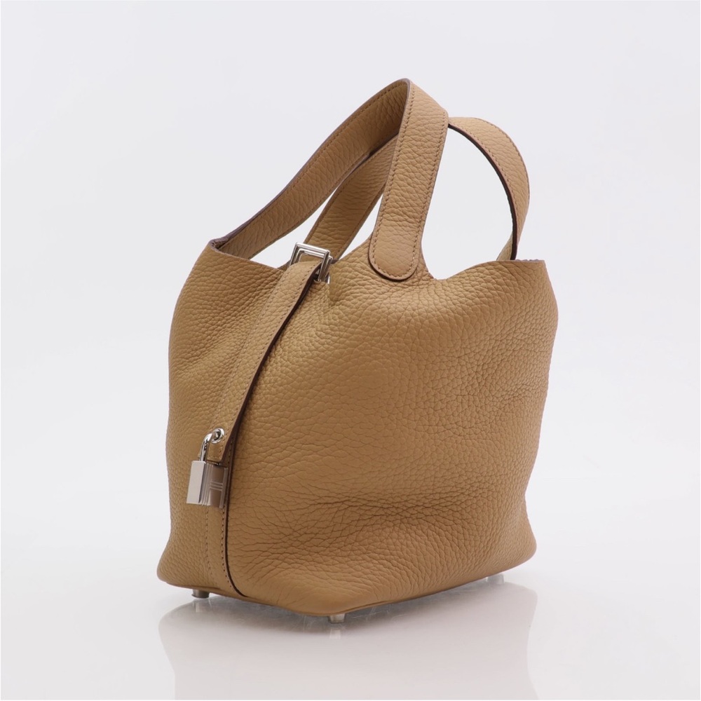 SOLD- Authentic Hermes Picotin 18 Biscuit - Picture 13 of 14